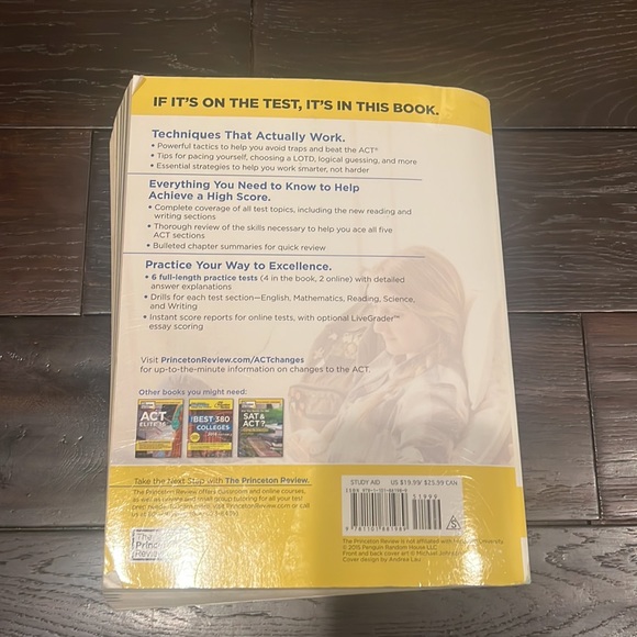 Princeton Review ACT Textbook - Picture 2 of 4